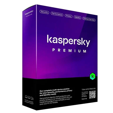 Kaspersky Premium + Customer Support 20-Device 1 year Base Download Pack - South African Edition