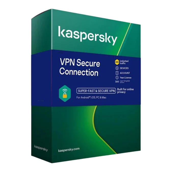Kaspersky Secure Connection 1-month 1-User 5-Device License