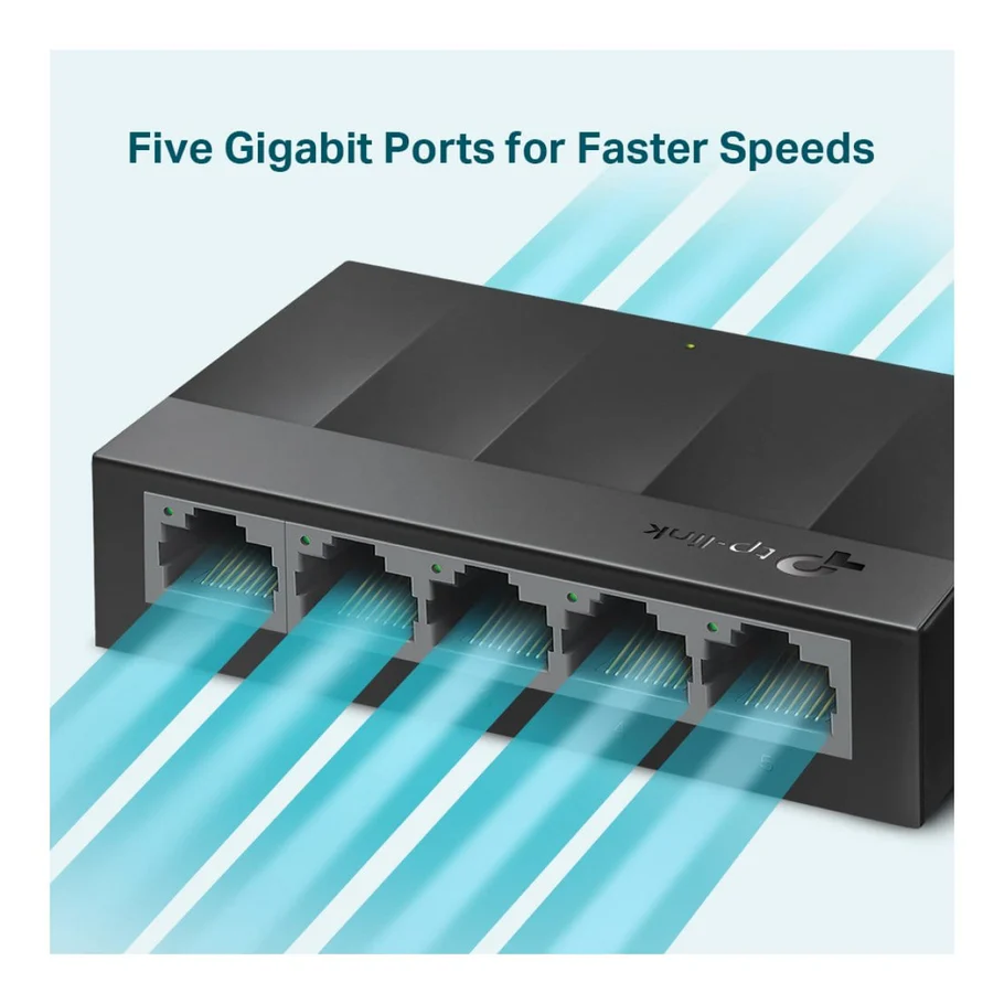 TP-Link LiteWave LS1005G 5-port GbE Desktop Unmanaged Switch - Image 3