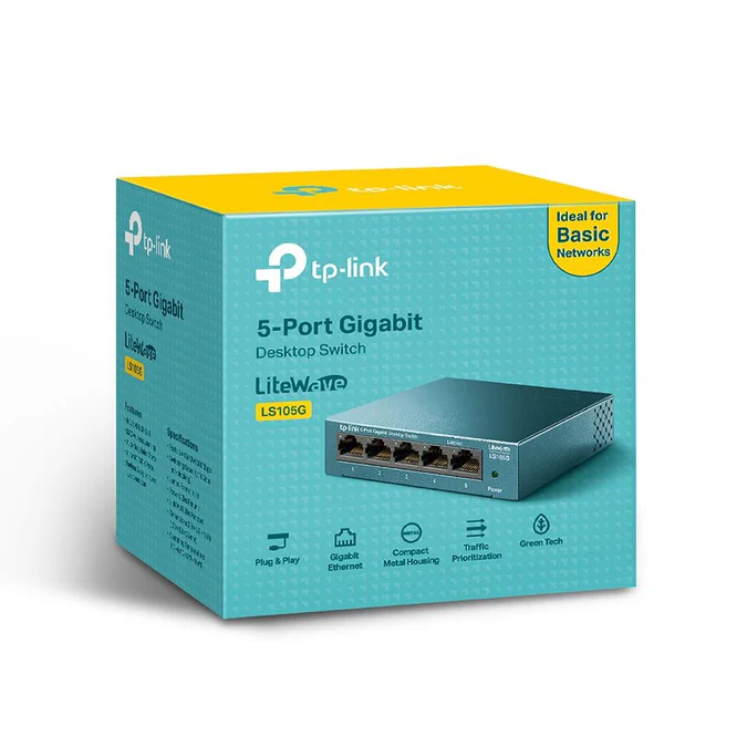 TP-Link LiteWave LS1008G 8-port GbE Desktop Unmanaged Switch