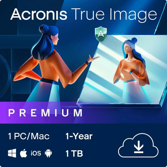 Acronis True Image Premium 1TB 1 Device 1-Year Subscription Download