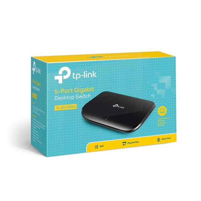 TP-Link TL-SG1005D 5-Port Gigabit Desktop Network Switch - Image 4
