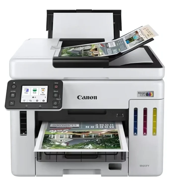 Canon MAXIFY GX7140 A4 Multifuction Colour MegaTank Ink Tank Printer 6880C034