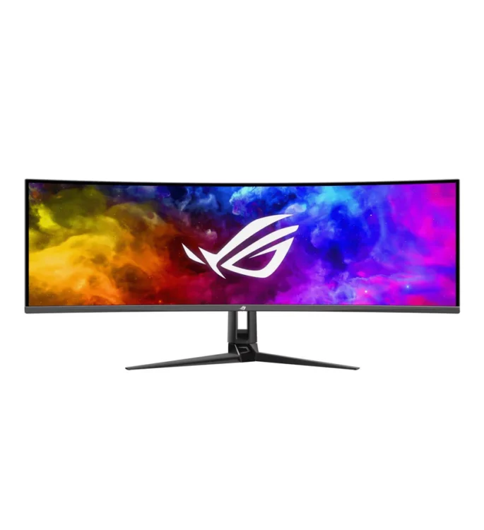 ASUS ROG Swift PG49WCD 49-inch 5120 x 1440p Dual-QHD 32:9 144Hz 0.03 ms OLED Curved Monitor 90LM09C0-B01970