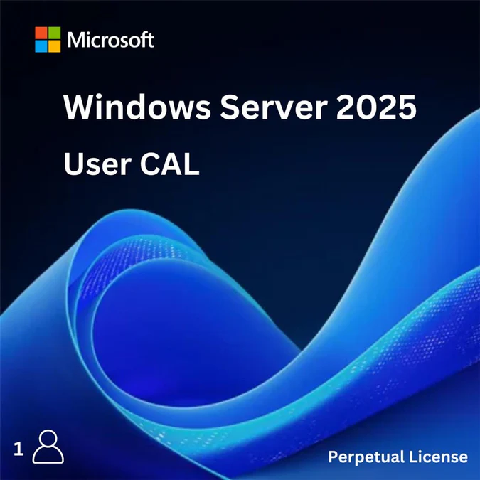 Windows Server 2025 1 User CAL - Perpetual License