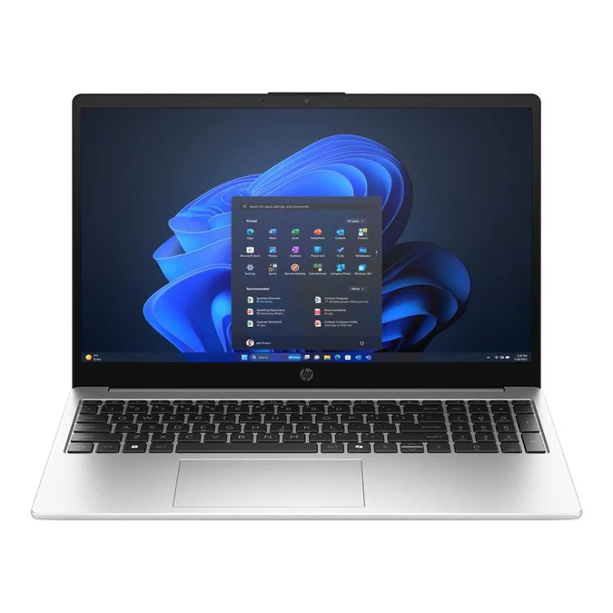 HP 250R G10 15.6-inch FHD Laptop - Intel Core 5 120U 512GB SSD 8GB RAM Win 11 Pro Silver